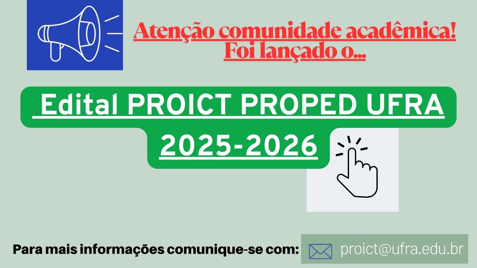 EDITAL PROICT PROPED UFRA